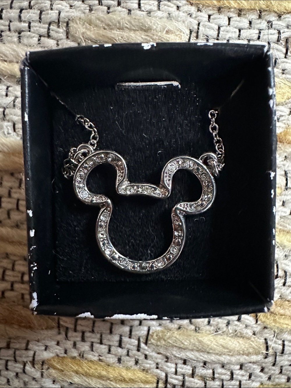 Disney Mickey Mouse Rhinestone Inset Necklace - Picture 5 of 5
